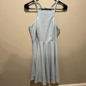Baby blue Lulus skater dress